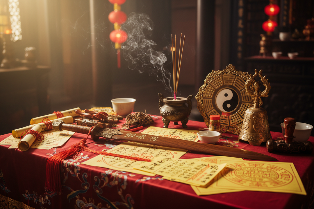 Authentic Taoist Protection Talisman for home Feng Shui