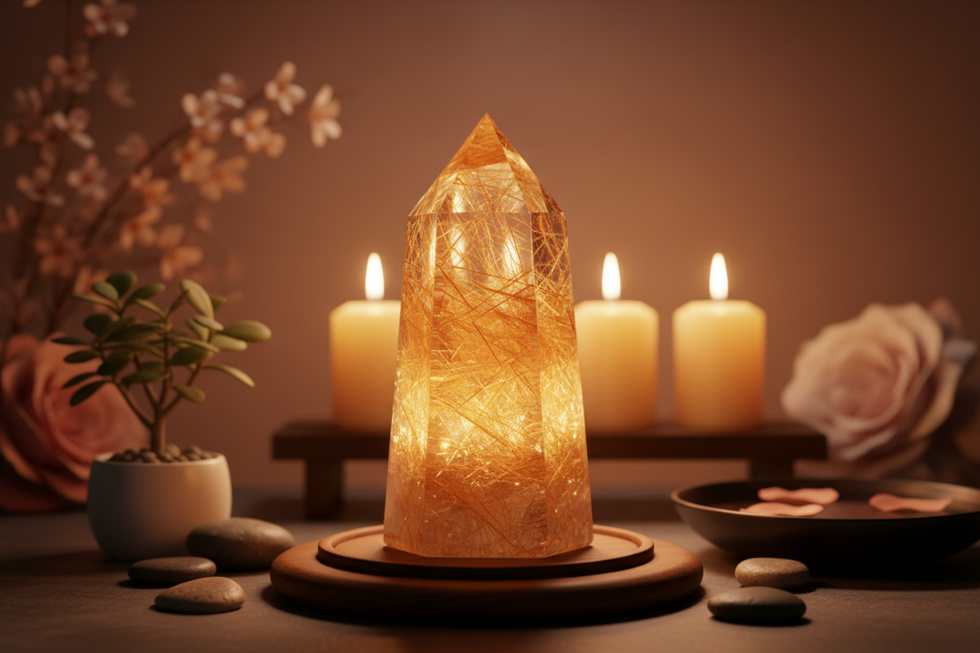The Ultimate Masterclass on Rutilated Quartz: Meaning, Benefits, and Spatial Harmony