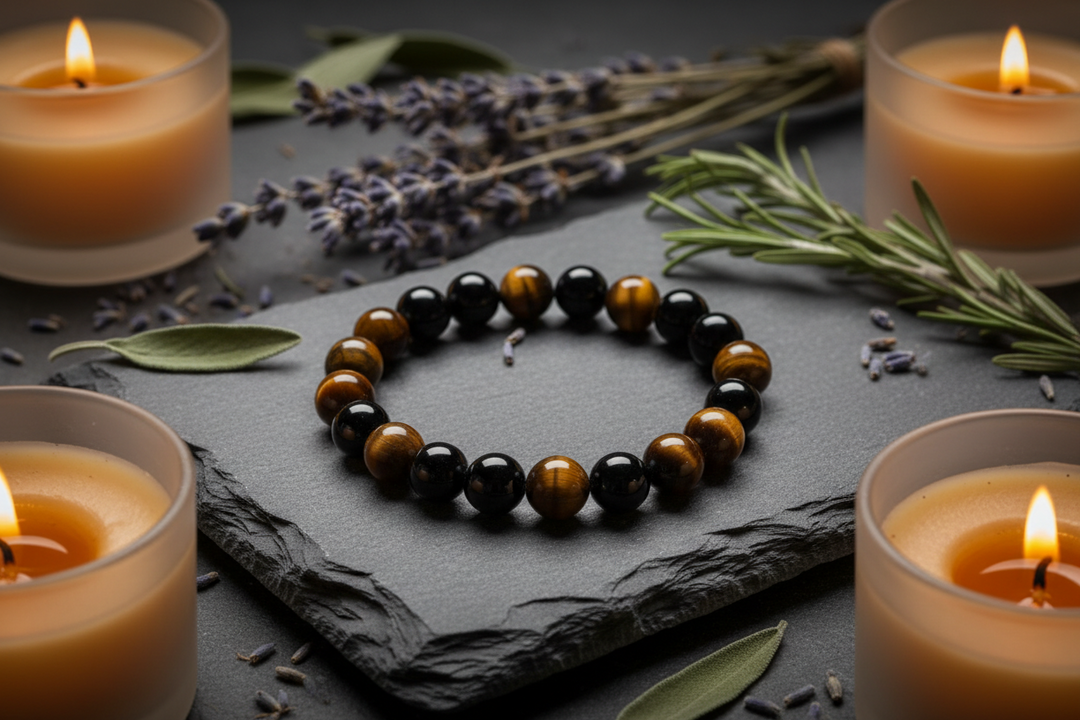 Black Obsidian Tiger Eye Bracelet: A Personal Energy Anchor for Modern Stress