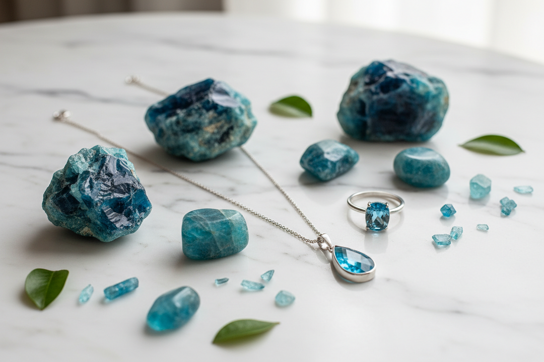 Blue Apatite Meaning, Benefits & Care: The Complete Crystal & Jewelry Guide