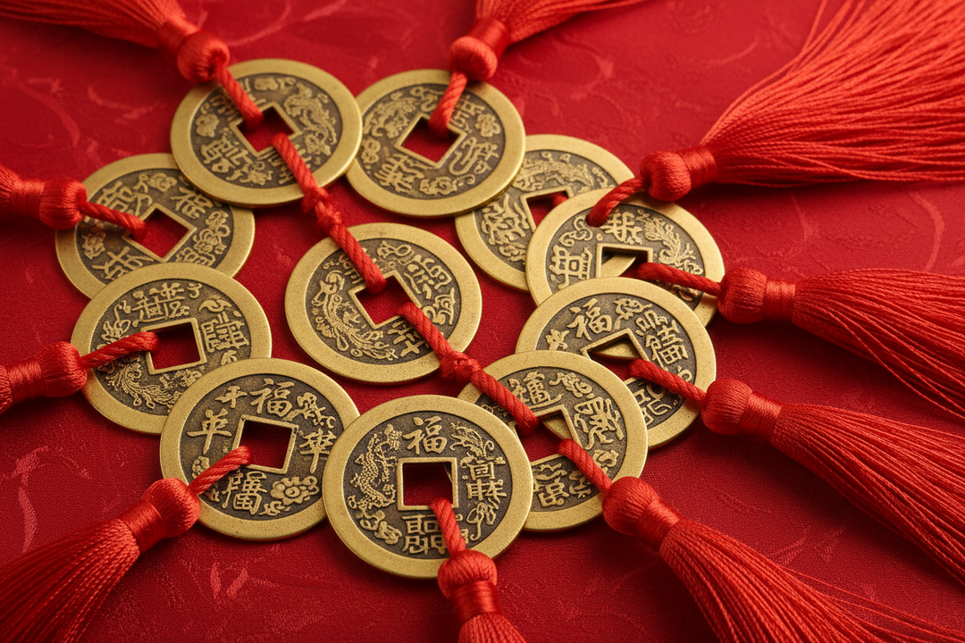 Chinese lucky coins