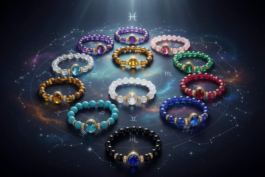 Find Your Cosmic Match: The Best Crystal Bracelets for All 12 Zodiac Signs
