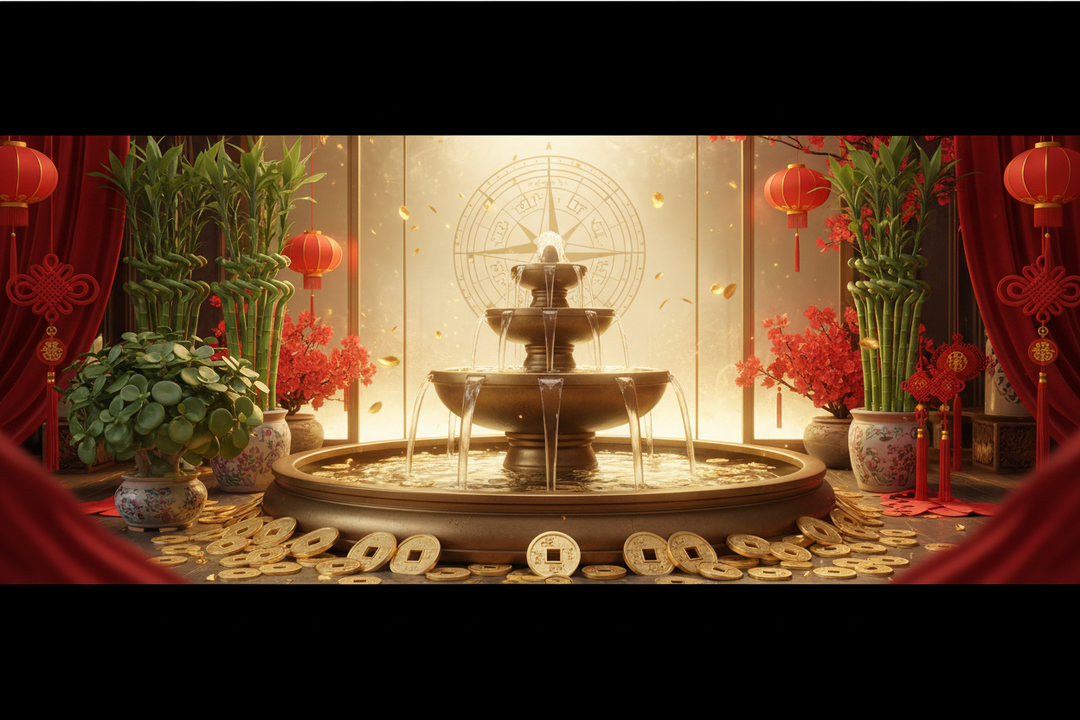 2026 Flying Star Feng Shui map and Bagua energy chart for home layouts