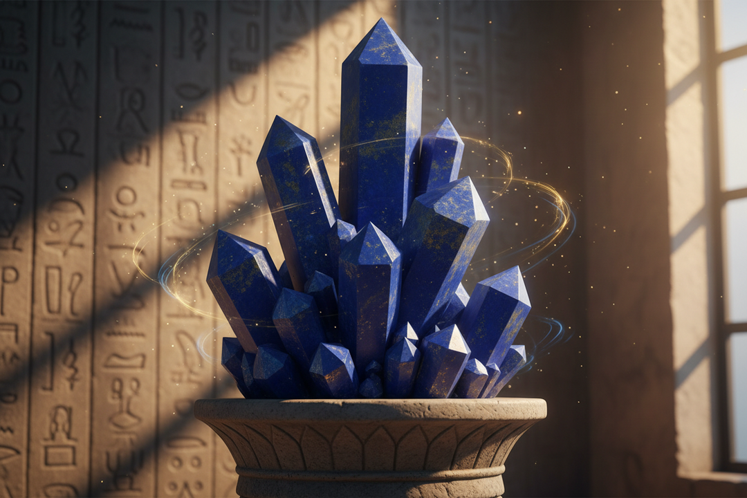 Lapis Lazuli & Lazurite: Tuning into the Frequency of Ancient Wisdom and Spiritual Sovereignty