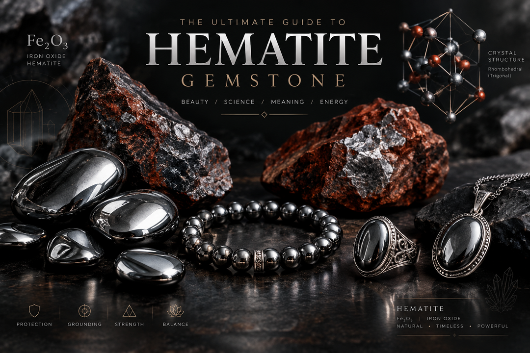 The Complete Guide to Hematite: Fe₂O₃ Science, Spiritual Meaning, Jewelry Selection, and Care