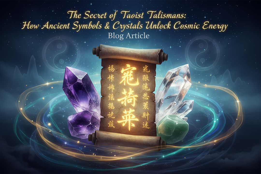 The Secret of Taoist Talismans: How Ancient Symbols & Crystals Unlock Cosmic Energy