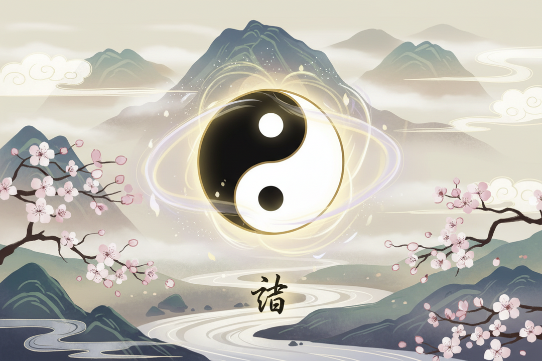 Taoist blessed Yin Yang Bagua pendant by HVibeTune to attract wealth and inner peace