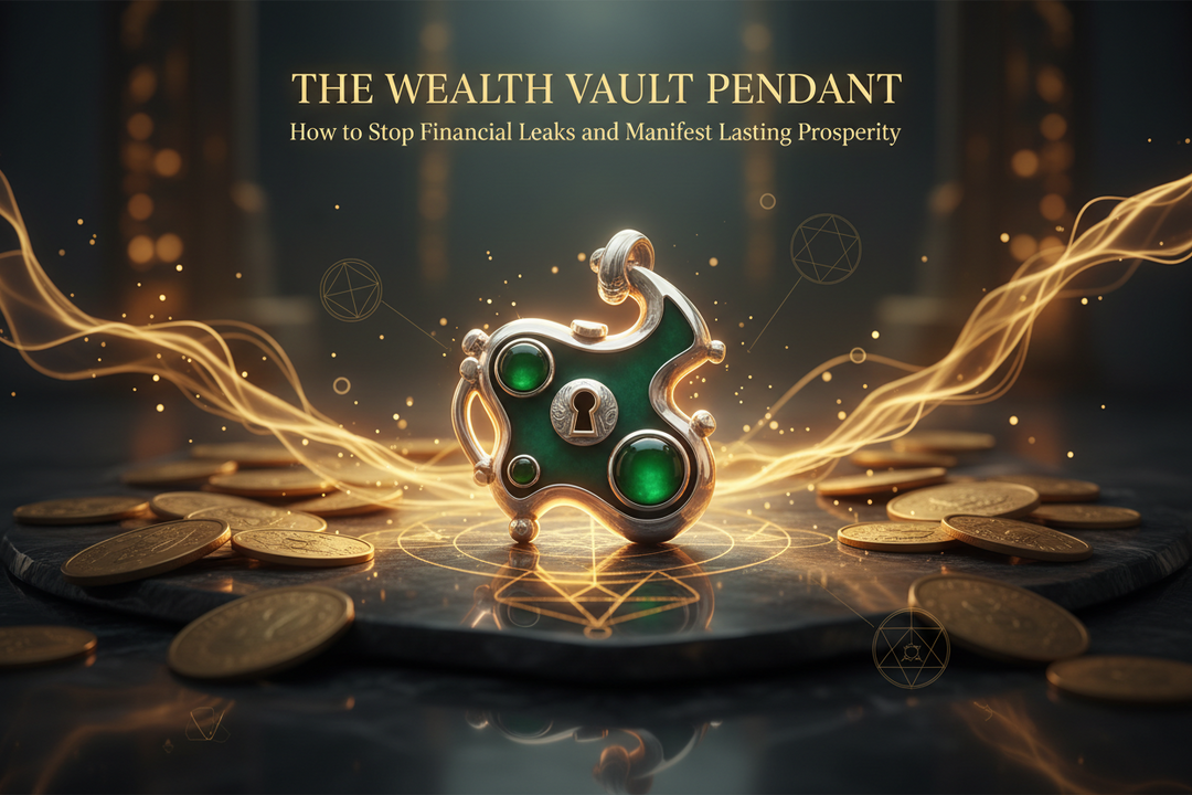 Authentic Feng Shui wealth jewelry - the Silver Treasury Pendant for manifesting prosperity