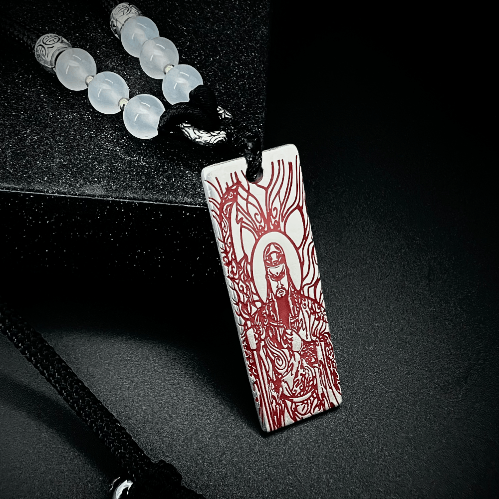 Lord Guan Wealth Guardian | Handcrafted 999 Fine Silver | Pendant