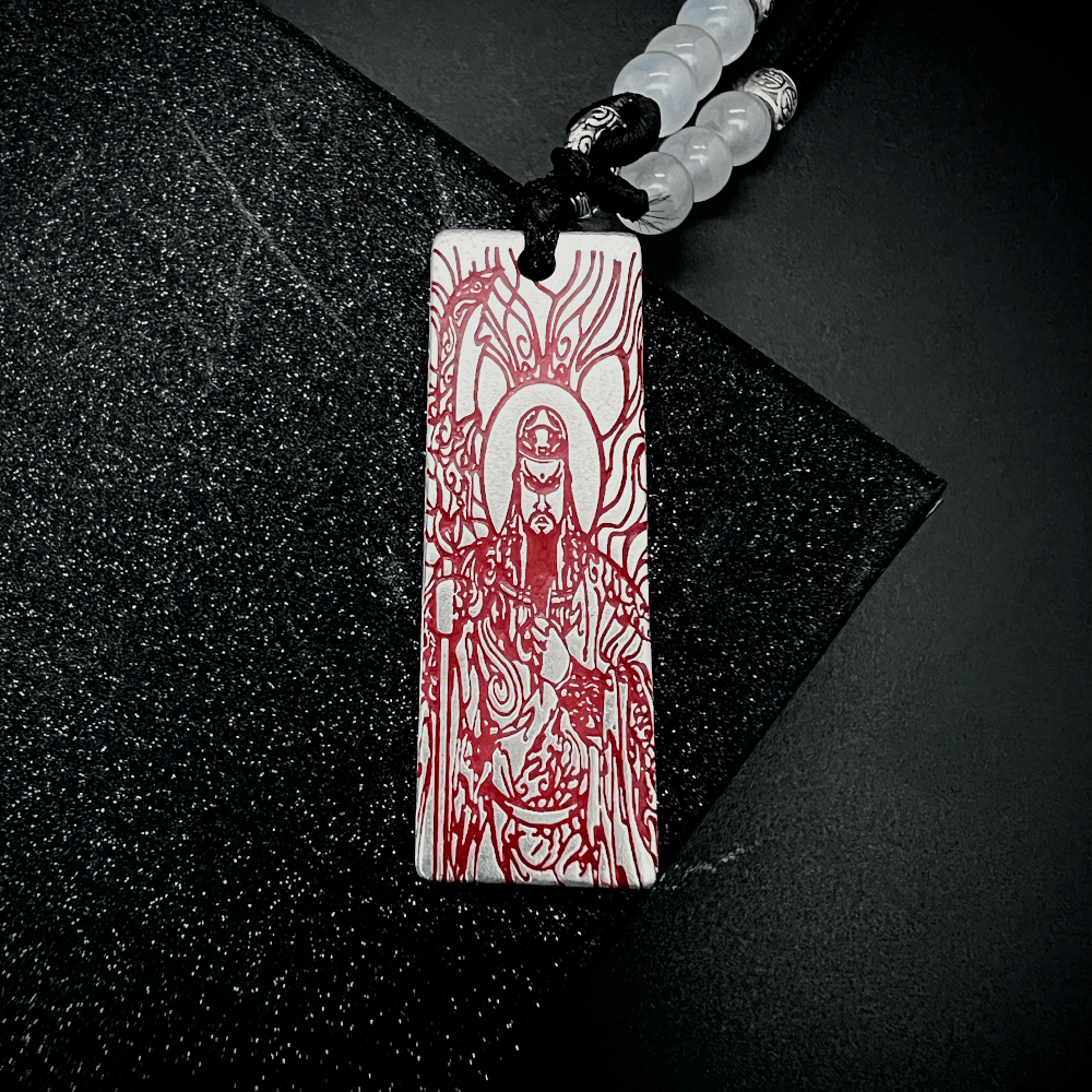 Lord Guan Wealth Guardian | Handcrafted 999 Fine Silver | Pendant