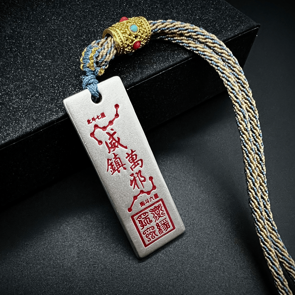 White Crane Guardian | Handcrafted 999 Fine Silver | Pendant