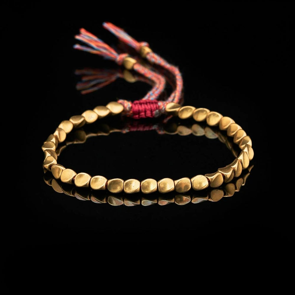 Handgefertigtes Tibet Kupferperlen Armband - heilend