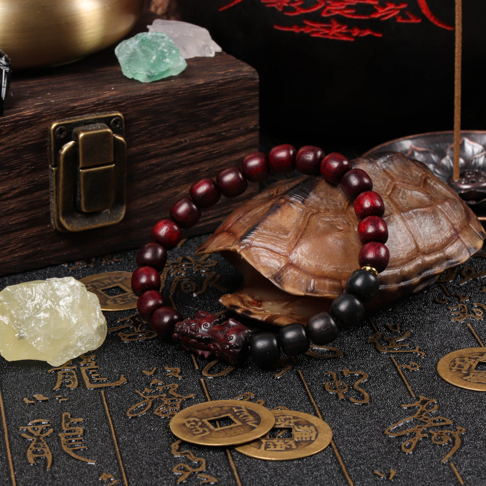 FREE Today: Imperial Cinnabar Double Pixiu Bracelet