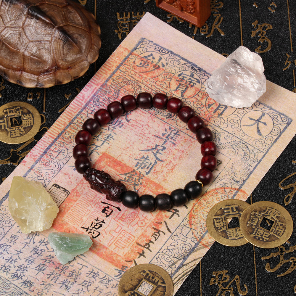 FREE Today: Imperial Cinnabar Double Pixiu Bracelet