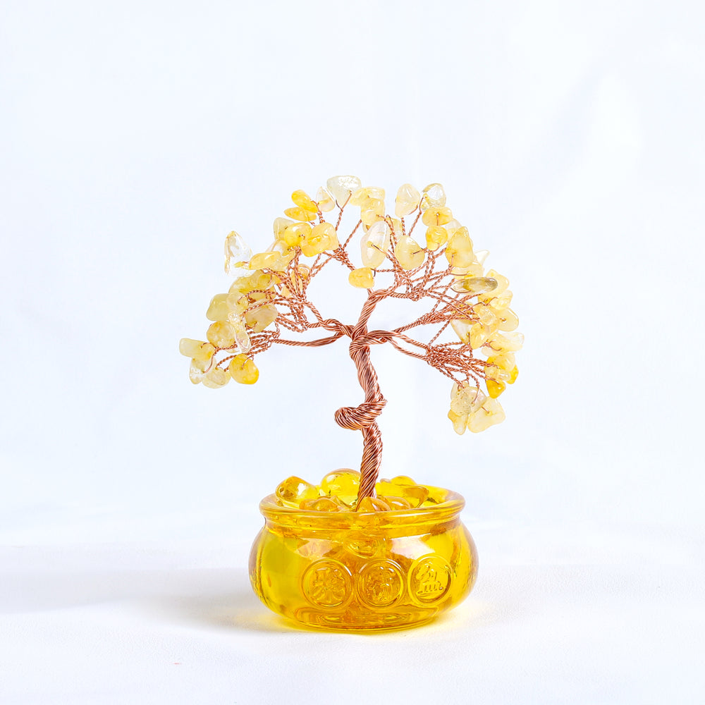 Natural Citrine Money Tree | Prosperity & Abundance Anchor