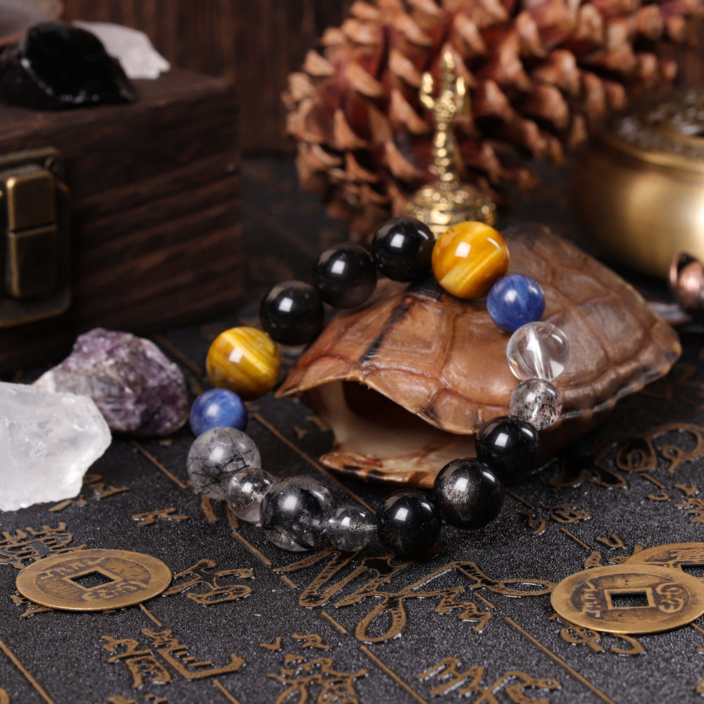Natural 7-Stone Multi-Mineral | Anchor for Total Alignment | Spiritual Jewelry