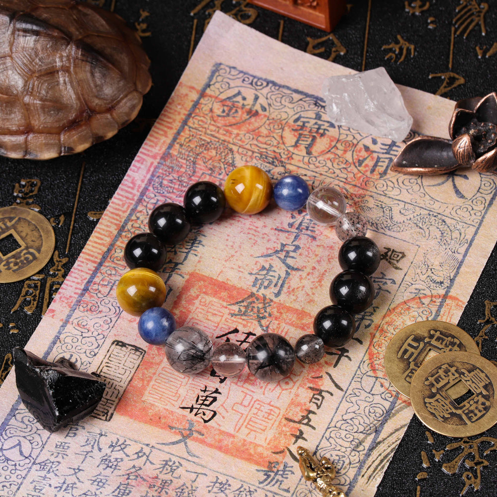 Natural 7-Stone Multi-Mineral | Anchor for Total Alignment | Spiritual Jewelry
