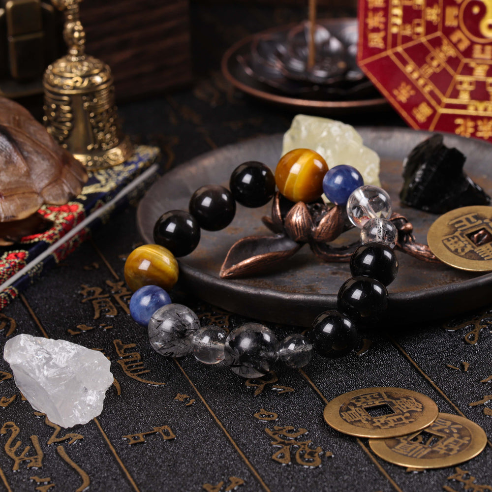 Natural 7-Stone Multi-Mineral | Anchor for Total Alignment | Spiritual Jewelry