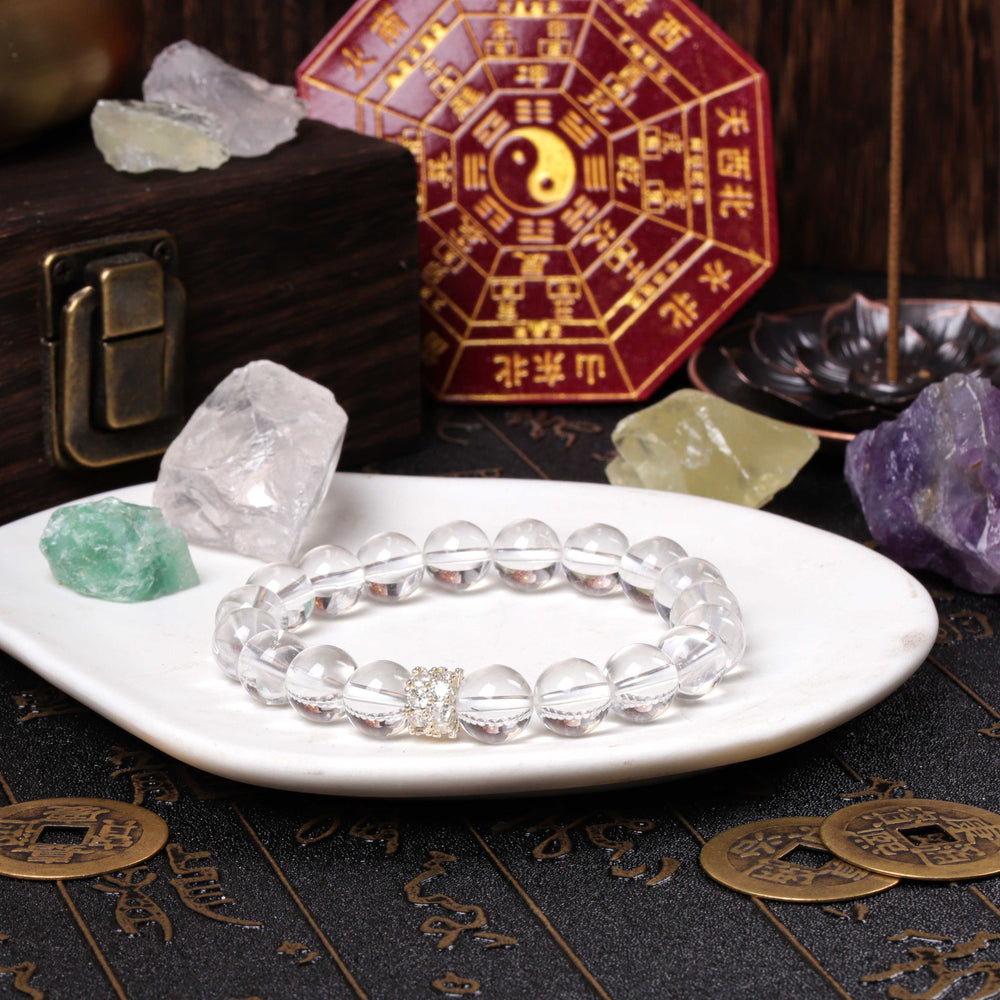 Natural Clear Quartz | The Sovereign Clarity Anchor | Bracelet