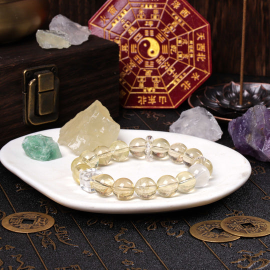 Manifestation Synergy: Citrine & Clear Quartz | Focus & Intent Amplification
