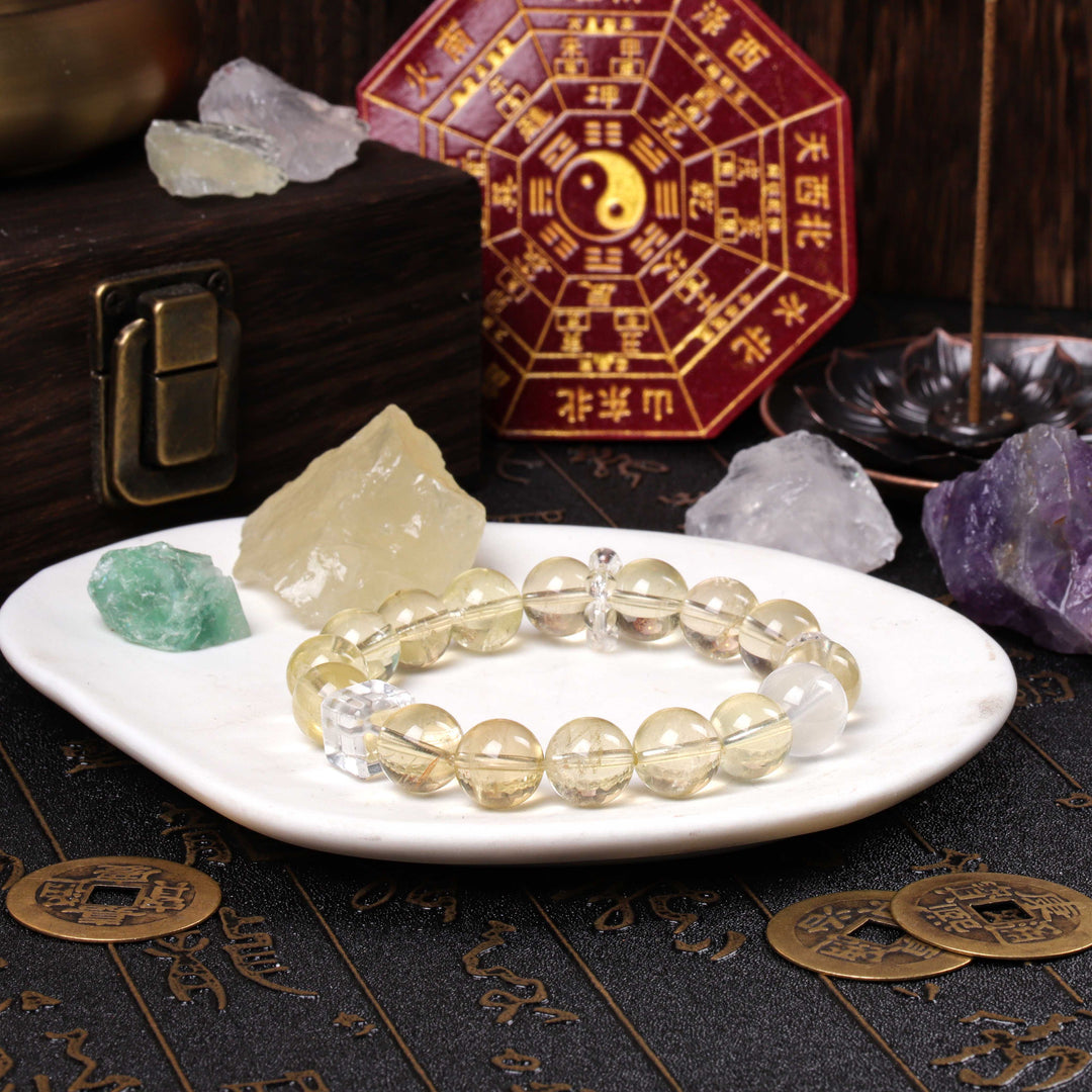 Manifestation Synergy: Citrine & Clear Quartz | Focus & Intent Amplification