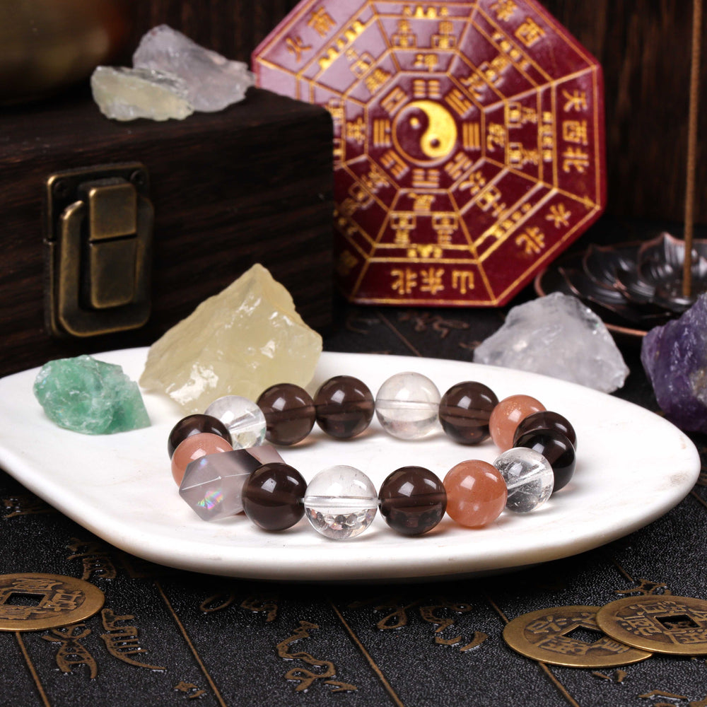 Celestial Vitality Array: 4-Stone Synergy | Creative Flow & Stress Shield