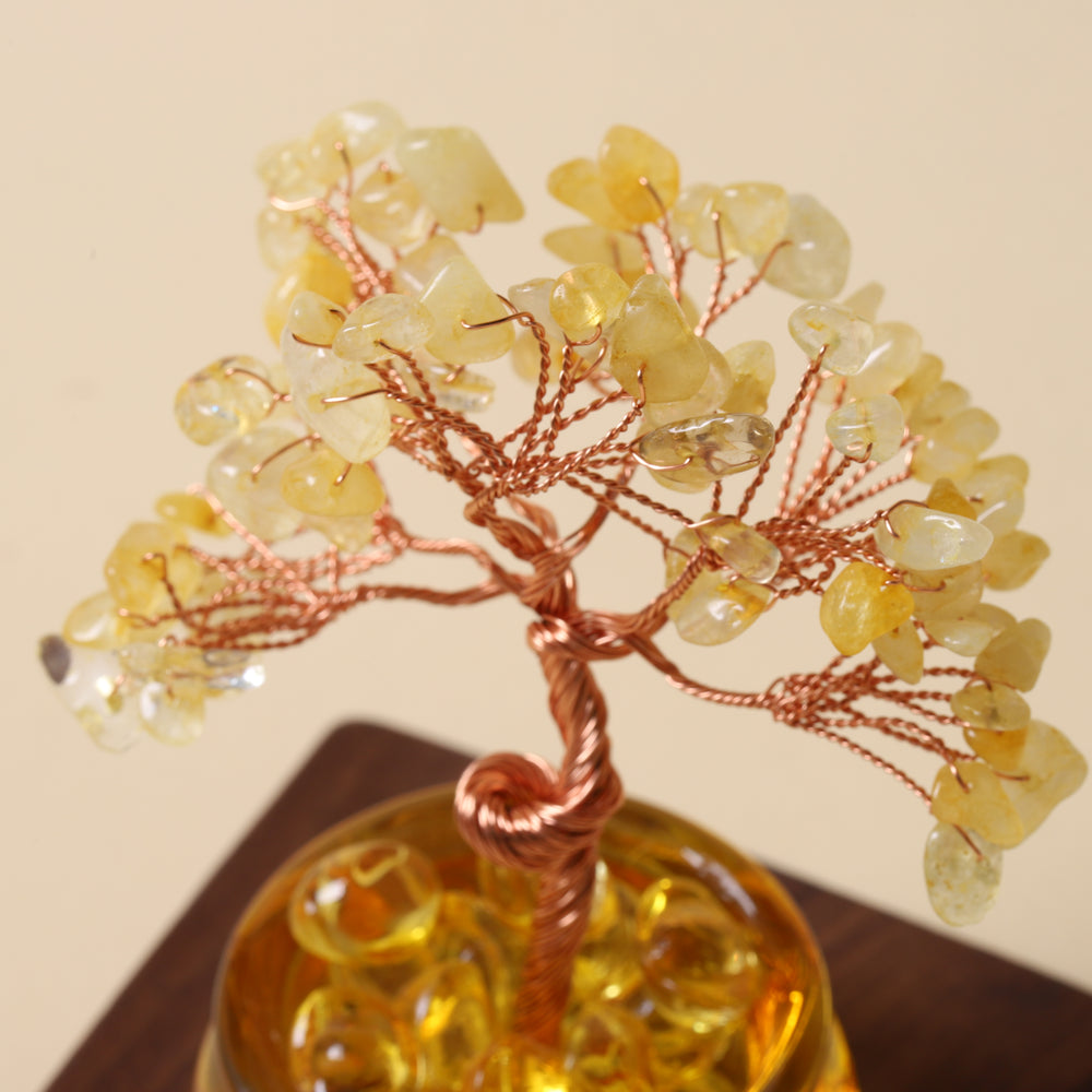 Natural Citrine Money Tree | Prosperity & Abundance Anchor