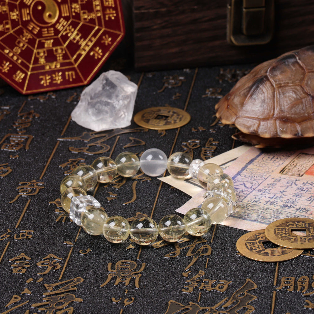 Manifestation Synergy: Citrine & Clear Quartz | Focus & Intent Amplification