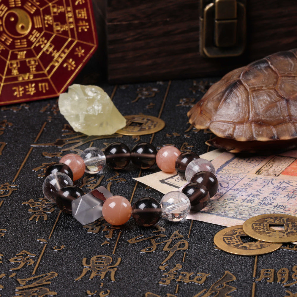 Celestial Vitality Array: 4-Stone Synergy | Creative Flow & Stress Shield