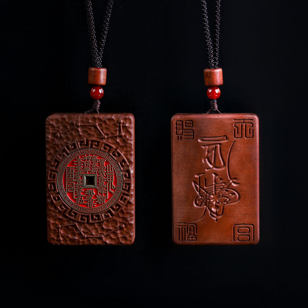 Natural Lightning-Struck Jujube Wood | Anchor for Unshakeable Resilience | Shan Gui Pendant