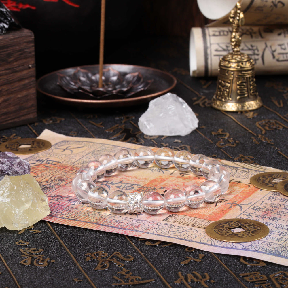 Natural Clear Quartz | The Sovereign Clarity Anchor | Bracelet