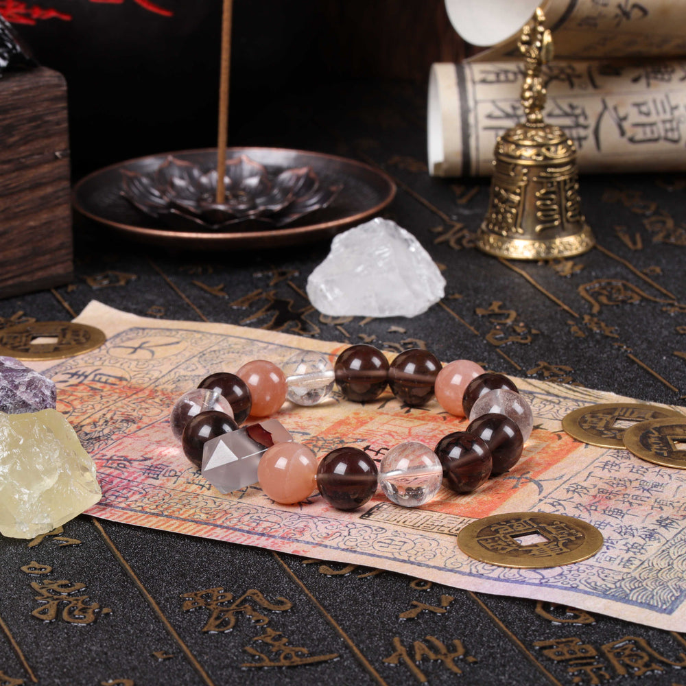 Celestial Vitality Array: 4-Stone Synergy | Creative Flow & Stress Shield