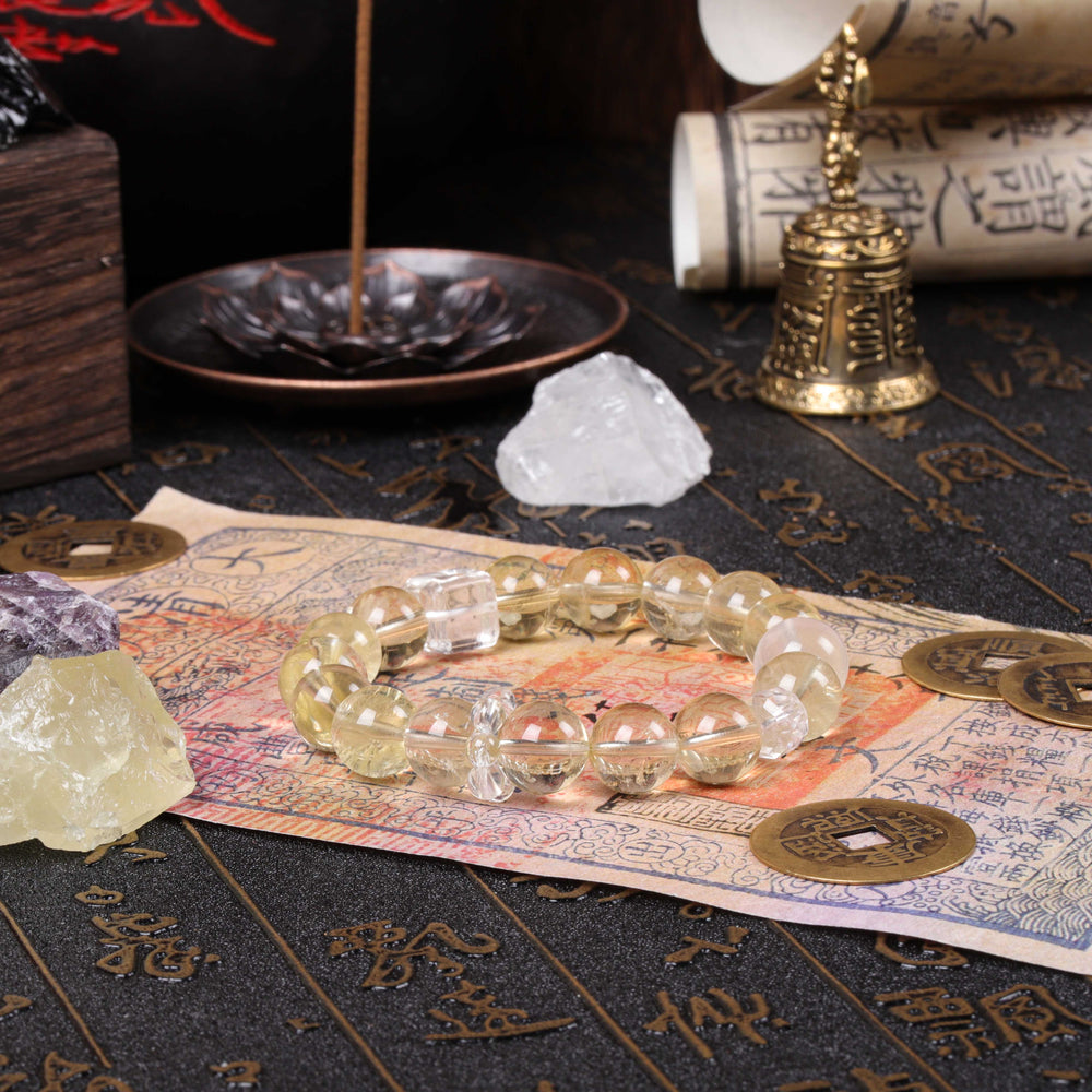 Manifestation Synergy: Citrine & Clear Quartz | Focus & Intent Amplification