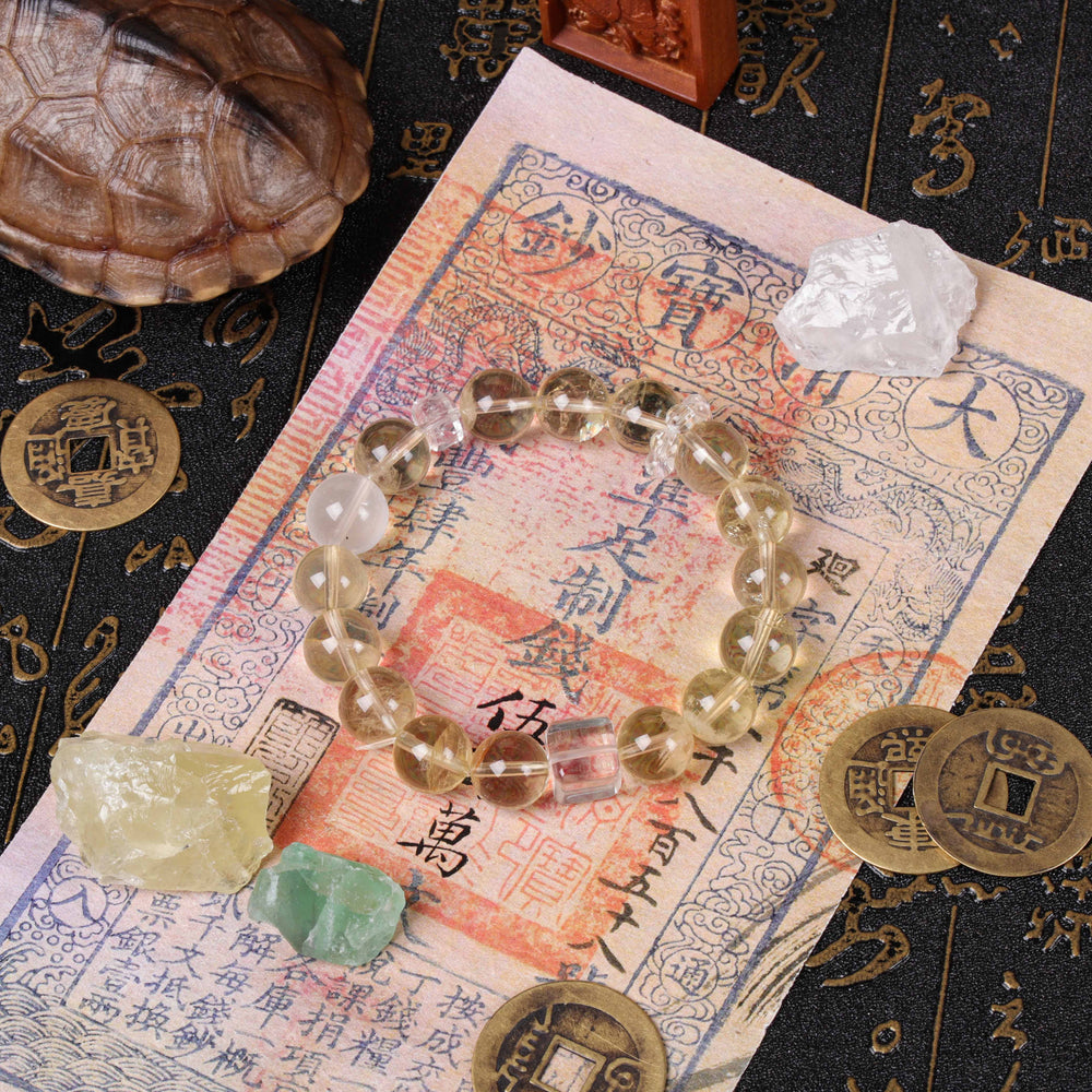 Manifestation Synergy: Citrine & Clear Quartz | Focus & Intent Amplification