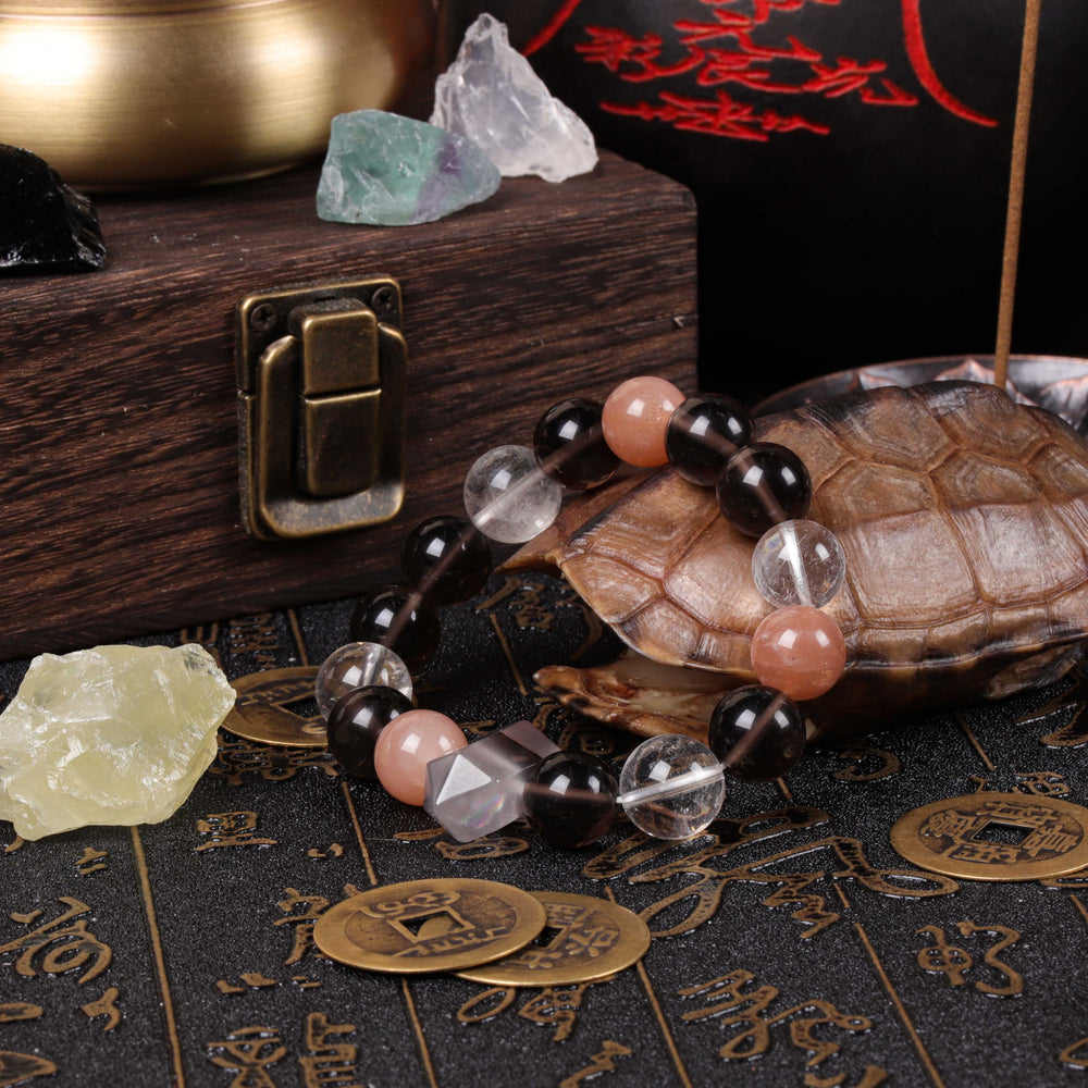 Celestial Vitality Array: 4-Stone Synergy | Creative Flow & Stress Shield
