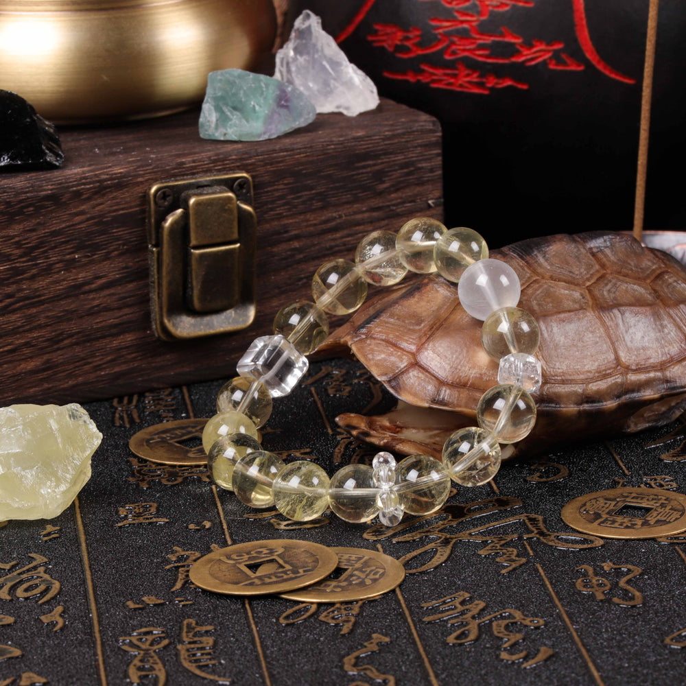 Manifestation Synergy: Citrine & Clear Quartz | Focus & Intent Amplification