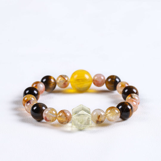 Golden Wealth Array – Citrine & Tiger’s Eye Abundance Bracelet
