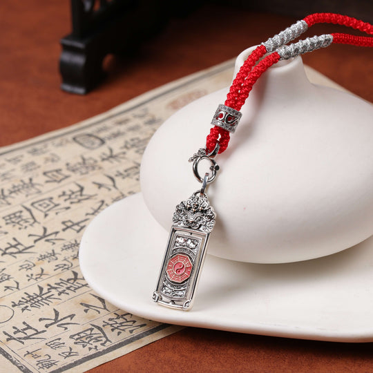 Sovereign Balance Talisman – Rotating Sterling Silver Guardian Pendant