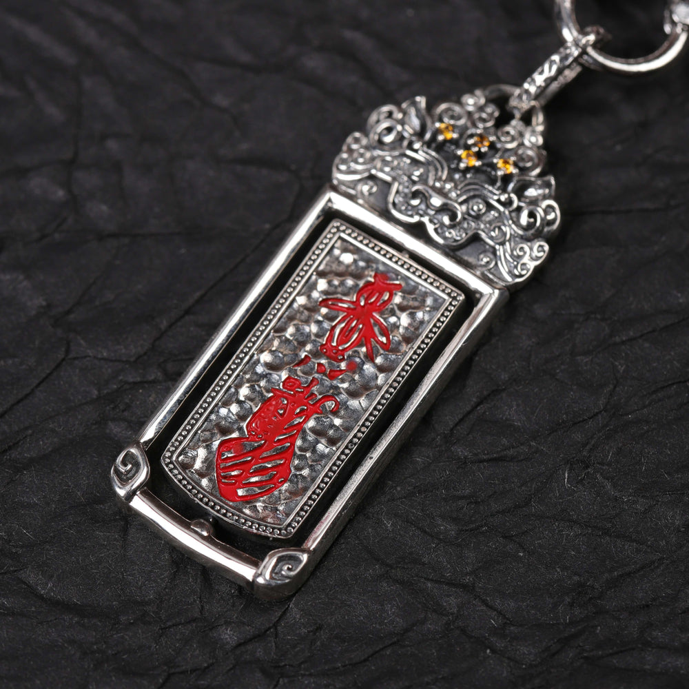 Sovereign Balance Talisman – Rotating Sterling Silver Guardian Pendant