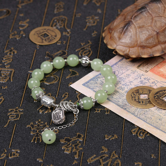 Premium Nephrite Jade Bracelet – Attract Wealth & Happiness