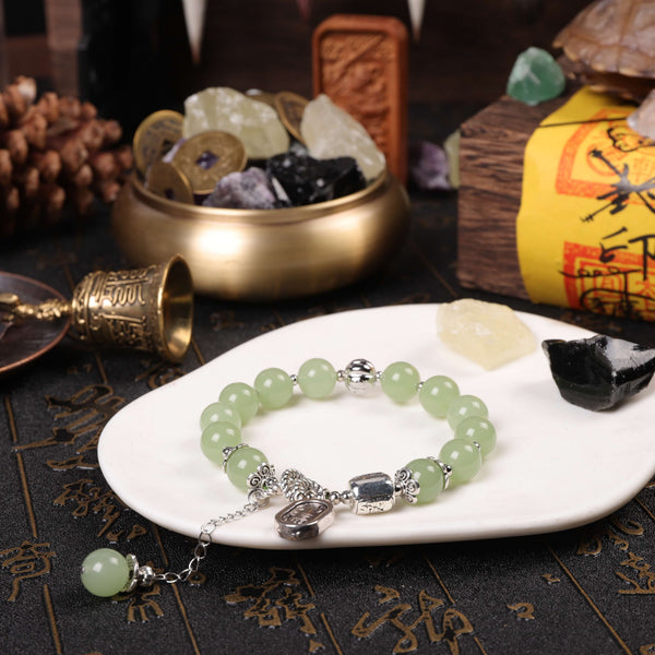 Premium Nephrite Jade Bracelet – Attract Wealth & Happiness