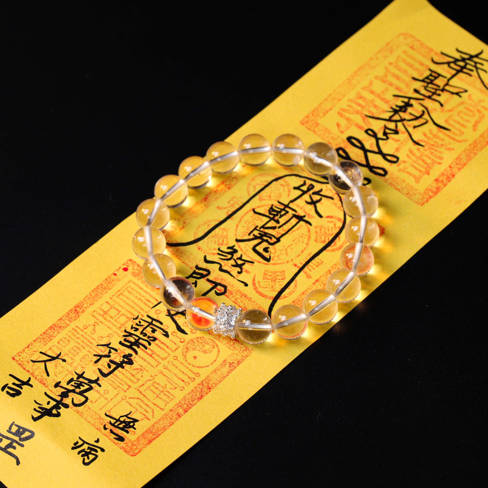 Natural 10mm Clear Quartz Bracelet | Absolute Focus & Strategic Clarity