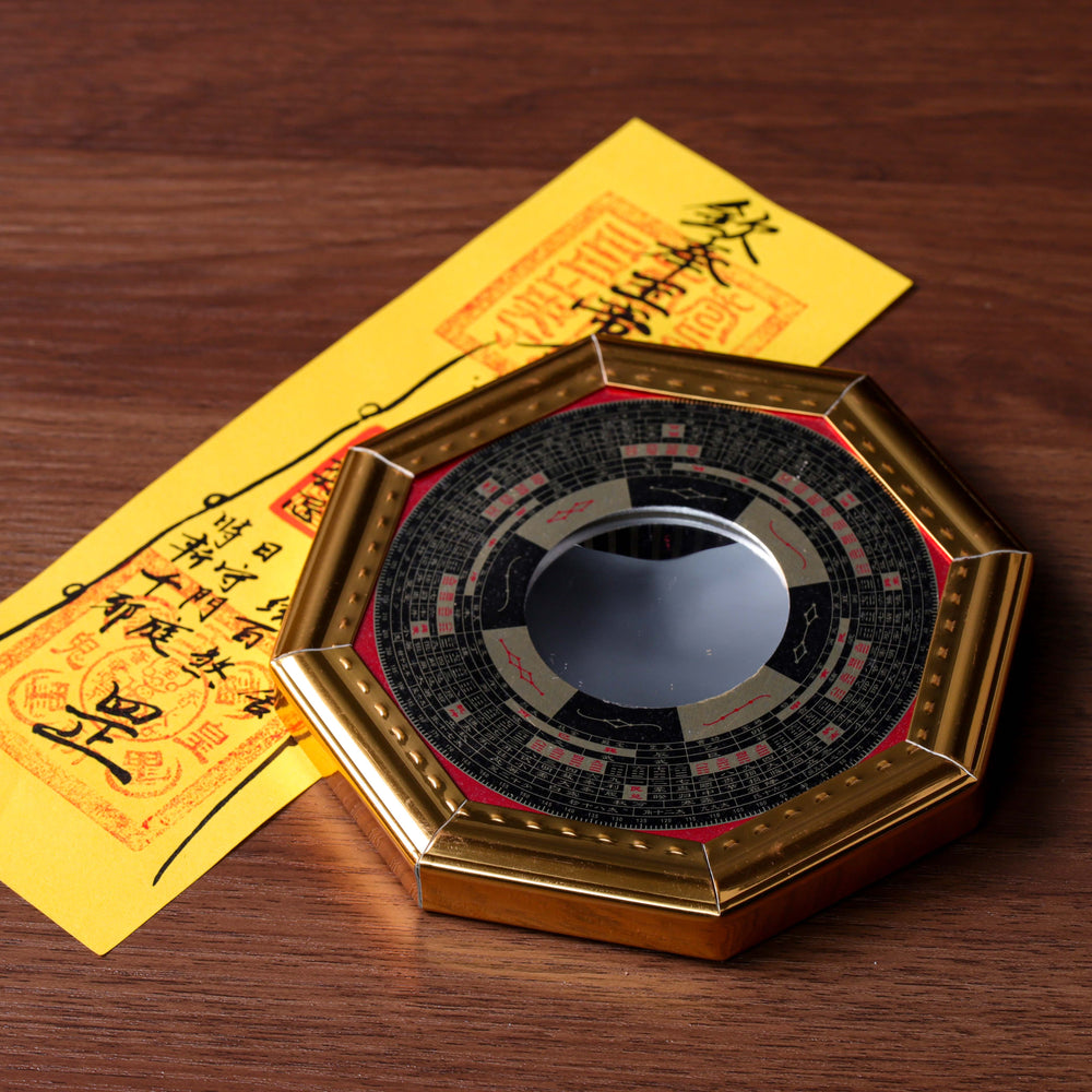 Solid Brass Bagua Mirror | The Sanctuary Anchor