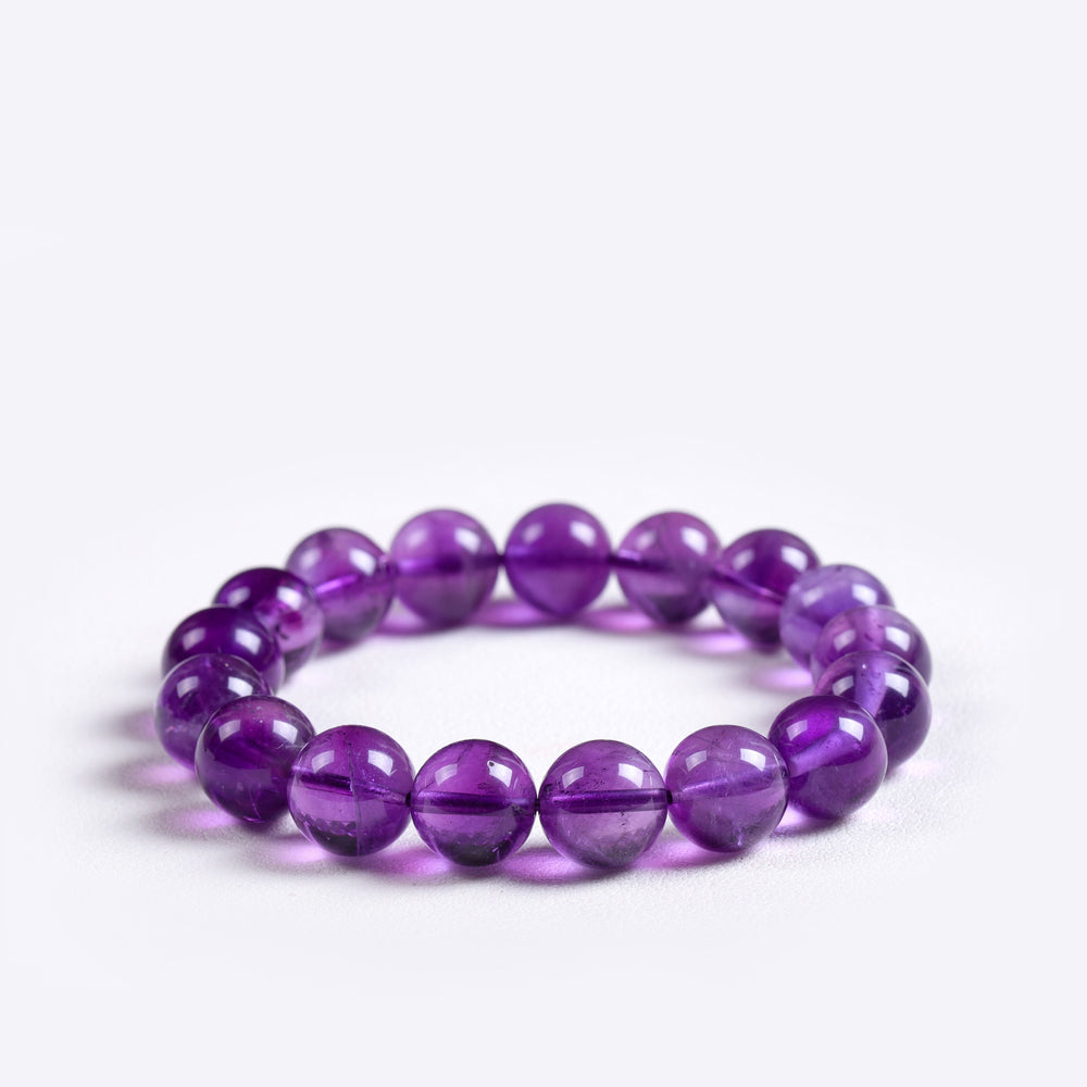 Sovereign Wisdom Array – Natural Amethyst Bracelet