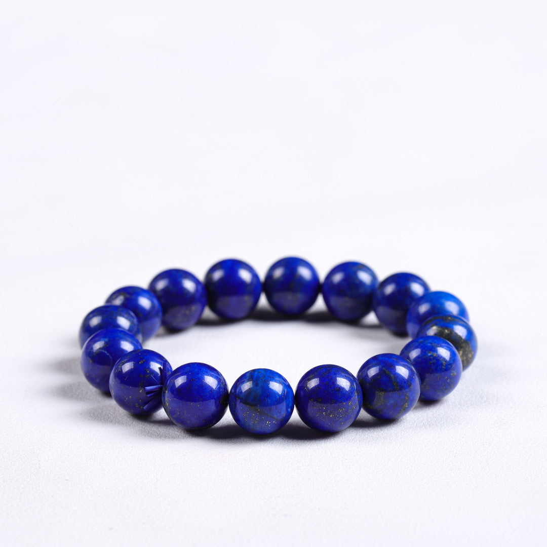Sovereign Wisdom: Natural Lapis Lazuli Bracelet | Communication & Strategic Poise