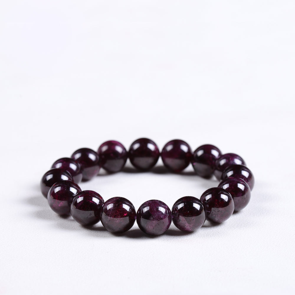 Natural Red Garnet | The Radiant Authority Anchor | Bracelet