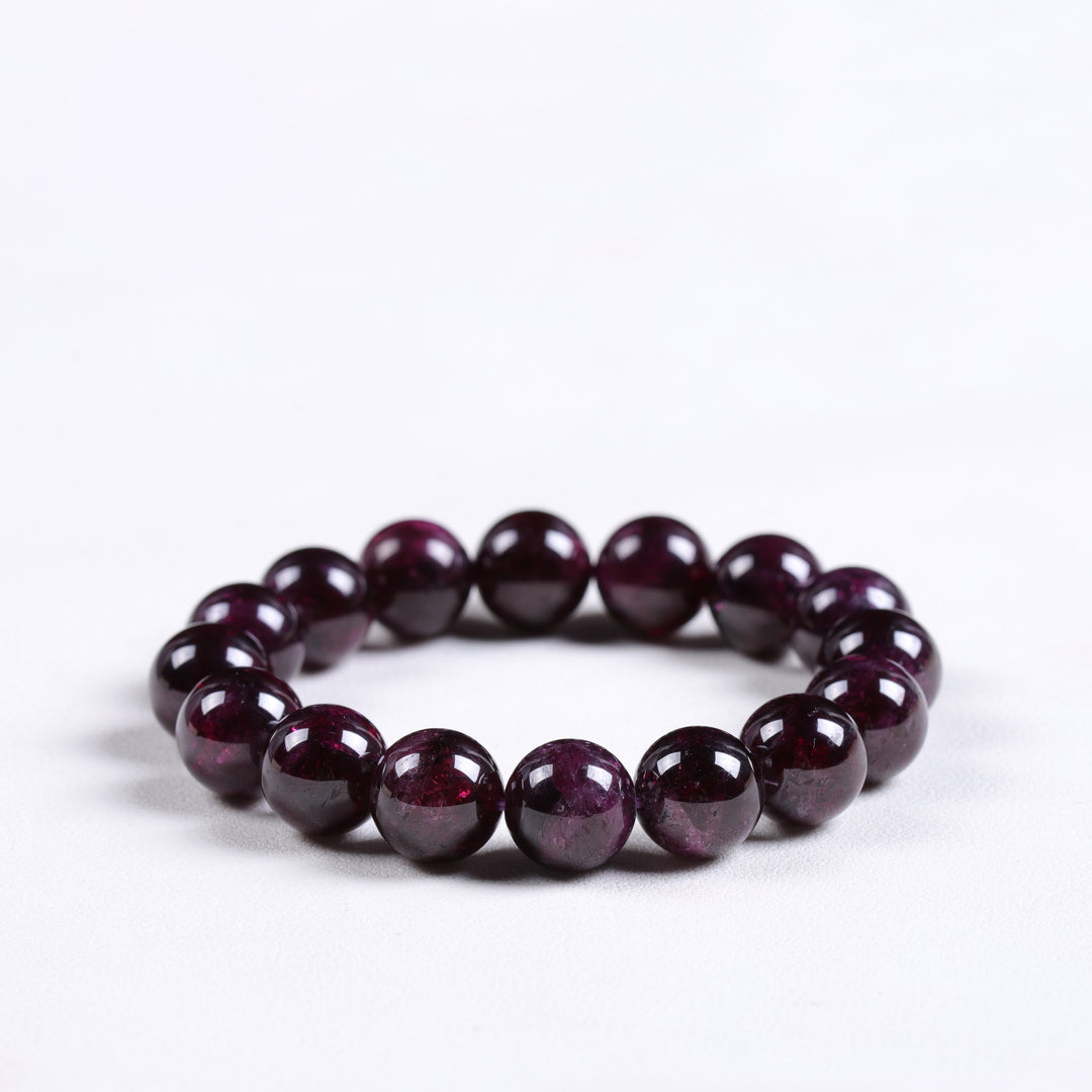 Natural Red Garnet | The Radiant Authority Anchor | Bracelet