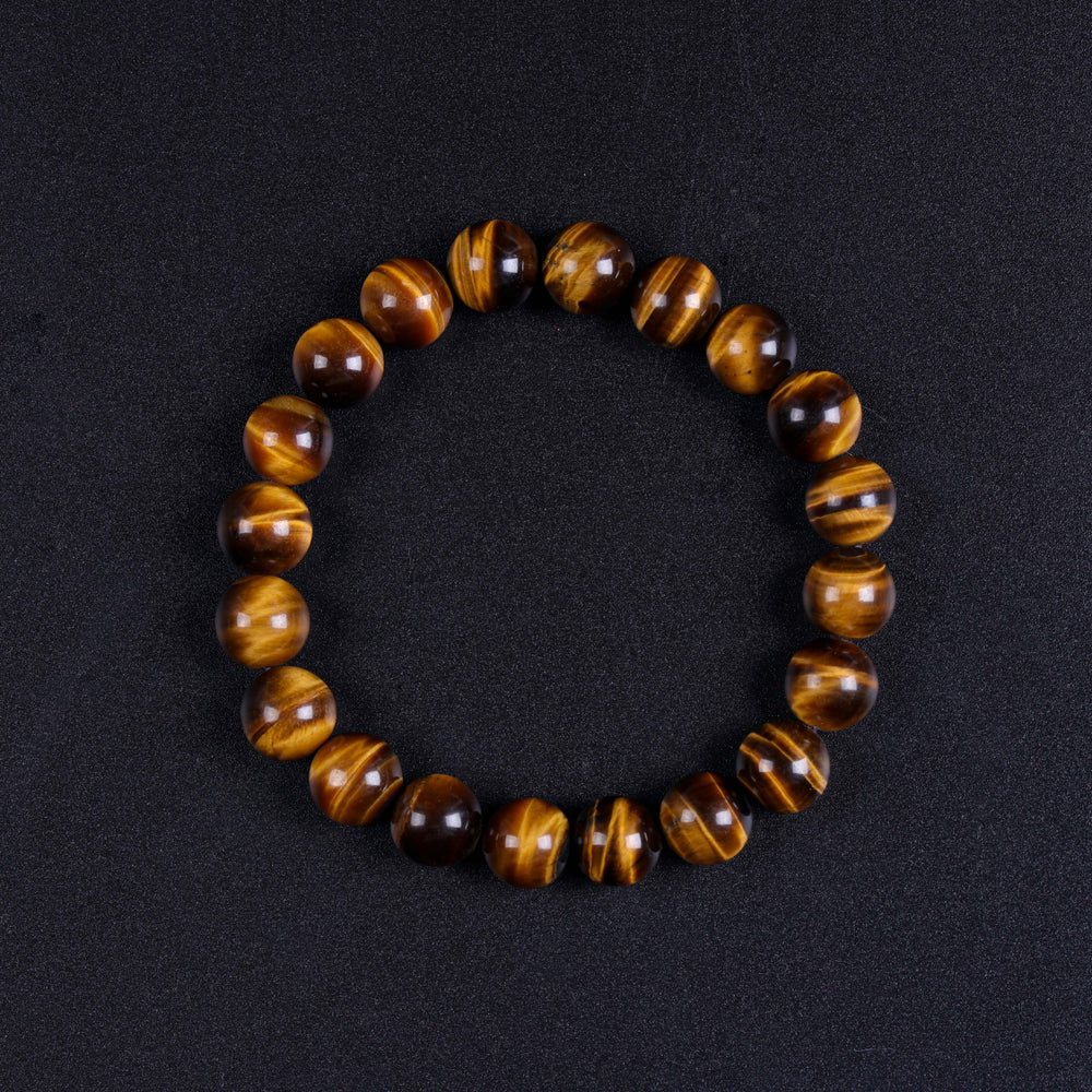 Sovereign Courage Array – Natural Golden Tiger’s Eye Bracelet