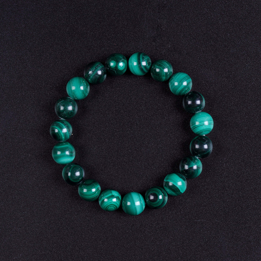 Transformation Series: Natural Malachite Bracelet | Evolution & Protection Shield