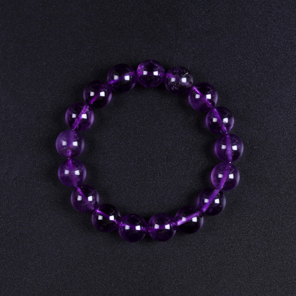Sovereign Wisdom Array – Natural Amethyst Bracelet